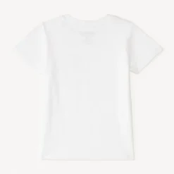T-shirt met korte mouwen effen textuur voor baby jongen