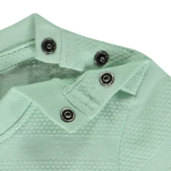 T-shirt met korte mouwen effen textuur voor baby jongen