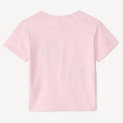 T-shirt met korte mouwen en badstof patches meisjes