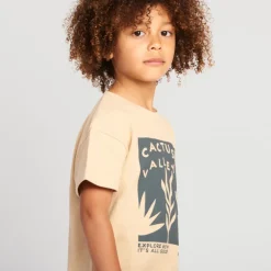 T-shirt met korte mouwen en cactusprint jongens