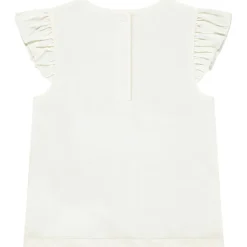 T-shirt met korte mouwen en 3D vlinders voor meisjes