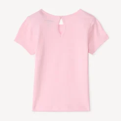 T-shirt met korte mouwen en fantasieprint voor babymeisjes