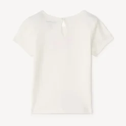 T-shirt met korte mouwen en fantasieprint voor babymeisjes