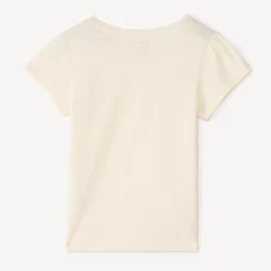 T-shirt met korte mouwen en glitters meisjes
