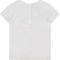 T-shirt met korte mouwen en pailletten meisjes