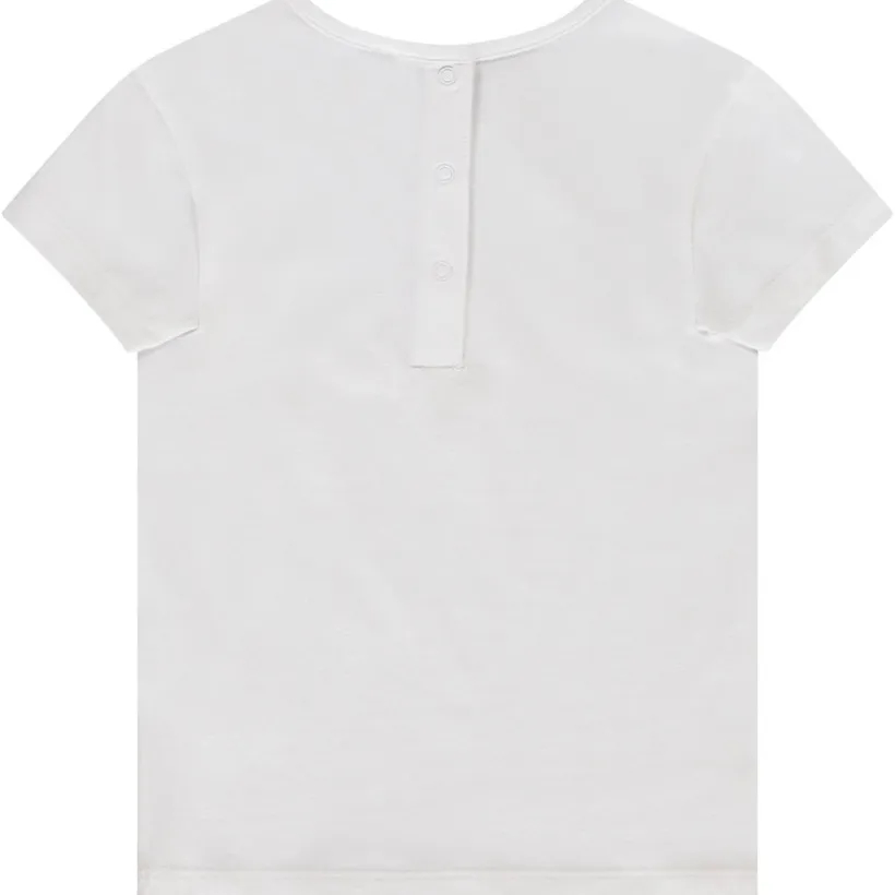 T-shirt met korte mouwen en pailletten meisjes