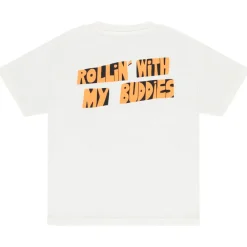 T-shirt met korte mouwen en print road trip jongens