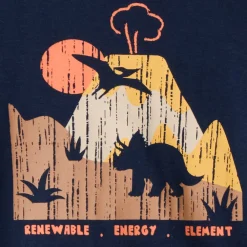 T-shirt met korte mouwen en print voor babyjongens