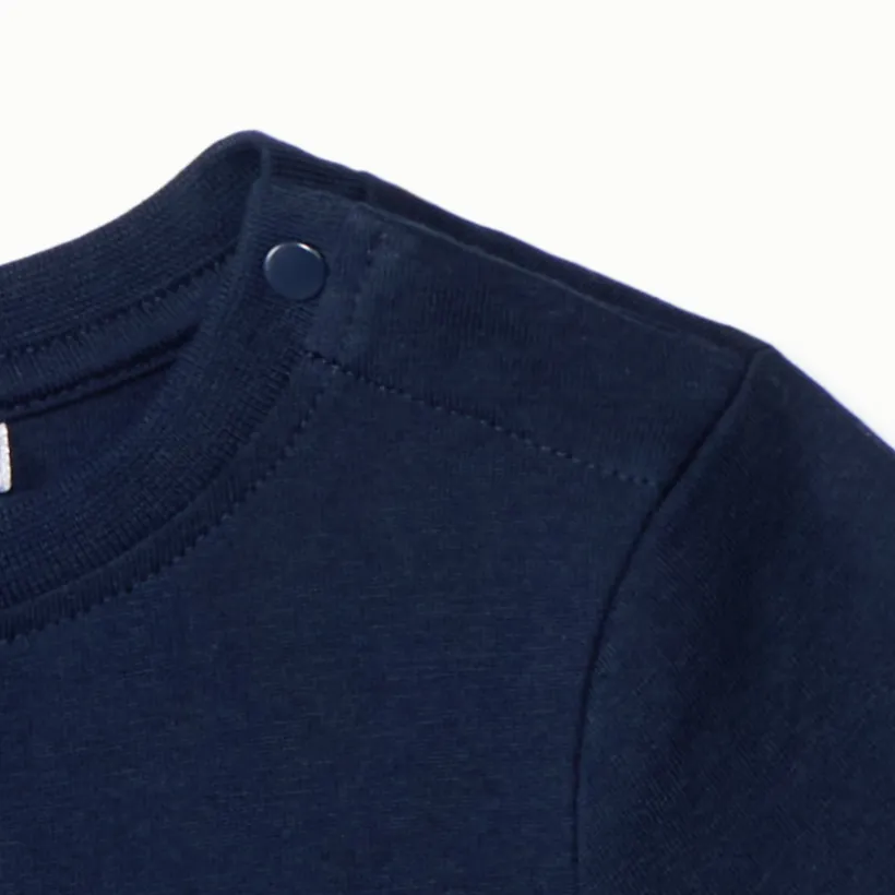 T-shirt met korte mouwen en print voor babyjongens