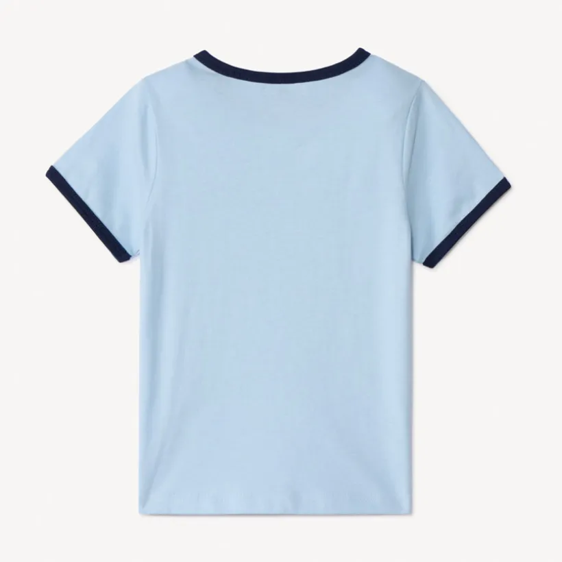 T-shirt met korte mouwen en scooterprint voor babyjongens