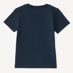 T-shirt met korte mouwen en skateboarder borduursel jongens