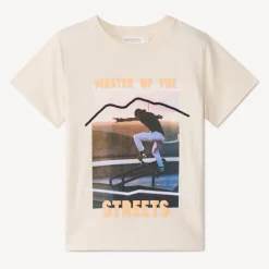 T-shirt met korte mouwen en skate photoprint jongens