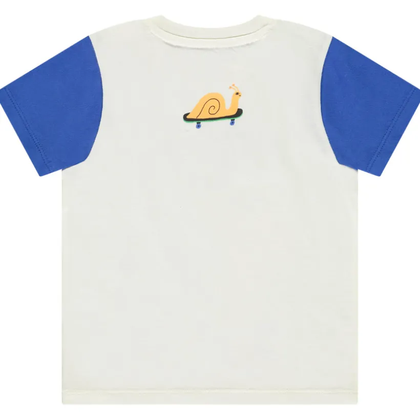T-shirt met korte mouwen, fantasieprint, voor babyjongens