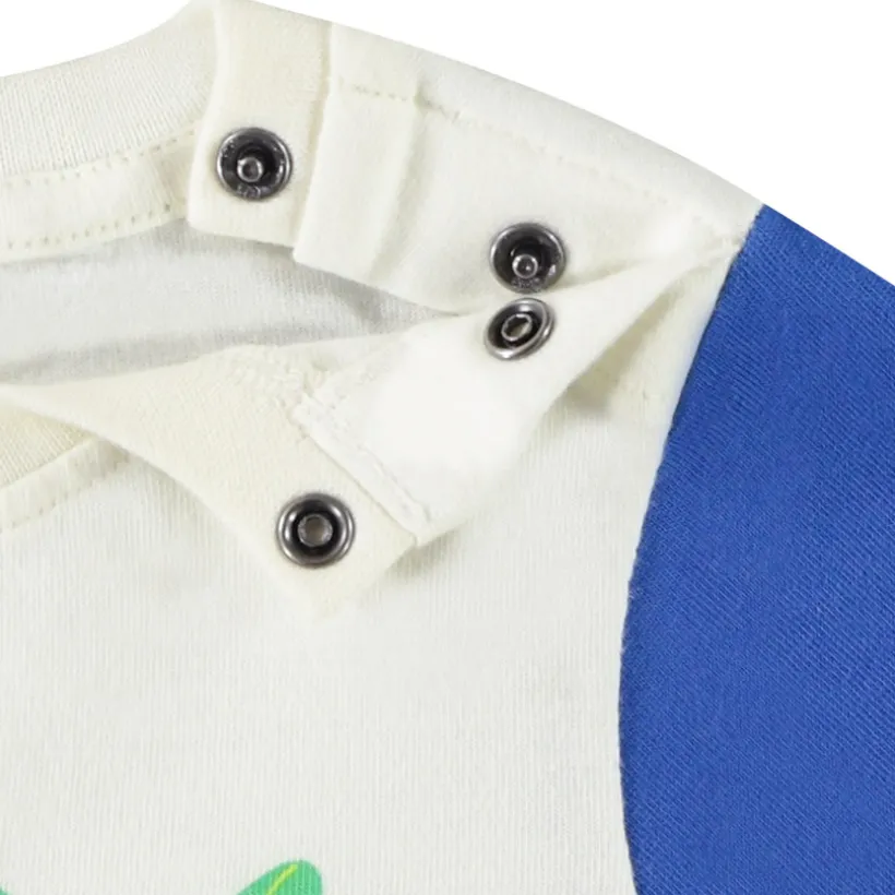 T-shirt met korte mouwen, fantasieprint, voor babyjongens