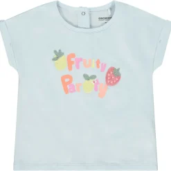 T-shirt met korte mouwen in doosvorm voor meisjes