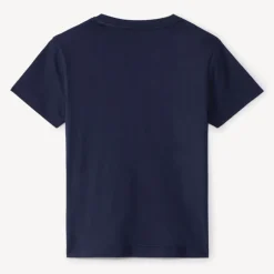 T-shirt met korte mouwen in effen kleur jongens