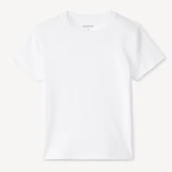 T-shirt met korte mouwen in effen kleur jongens