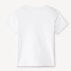 T-shirt met korte mouwen in effen kleur jongens