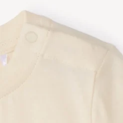 T-shirt met korte mouwen in effen kleur met fantasiedruk voor babyjongen