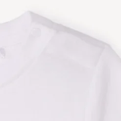 T-shirt met korte mouwen in effen kleur met fantasiedruk voor babyjongen