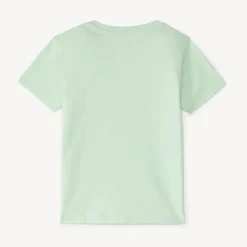 T-shirt met korte mouwen in effen kleur met fantasiedruk voor babyjongen