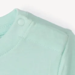 T-shirt met korte mouwen in effen kleur met fantasiedruk voor babyjongen