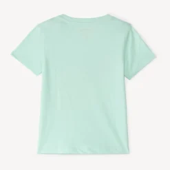 T-shirt met korte mouwen in effen kleur met fantasiedruk voor babyjongen