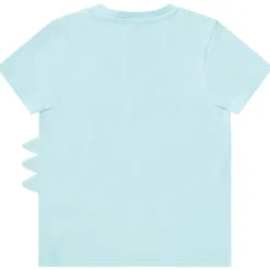 T-shirt met korte mouwen in jersey met reliëfprint jongens