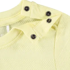 T-shirt met korte mouwen in jersey met popcorn-effect voor baby jongen