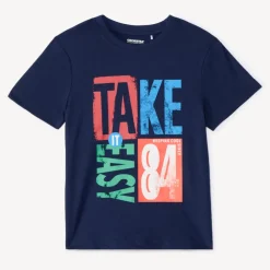T-shirt met korte mouwen jongens met print