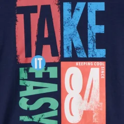 T-shirt met korte mouwen jongens met print