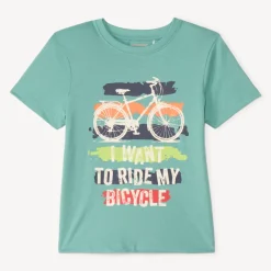 T-shirt met korte mouwen jongens met print