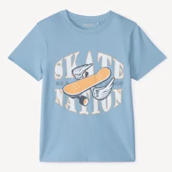 T-shirt met korte mouwen jongens met print