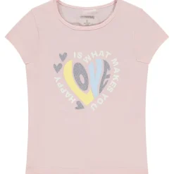T-shirt met korte mouwen meisjes met glinsterende fantasie