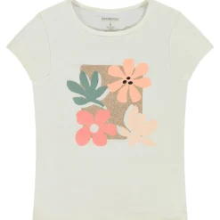 T-shirt met korte mouwen meisjes met glinsterende fantasie