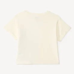 T-shirt met korte mouwen meisjes met een oversized pasvorm en Hello Kitty borduursel