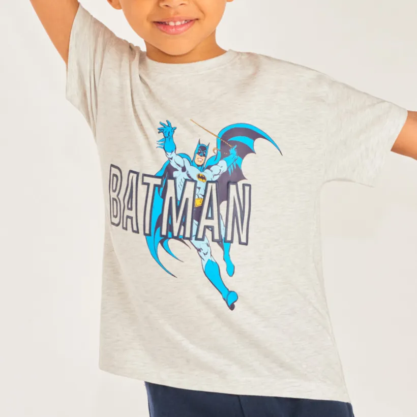 T-shirt met korte mouwen met Batman Warner print jongens