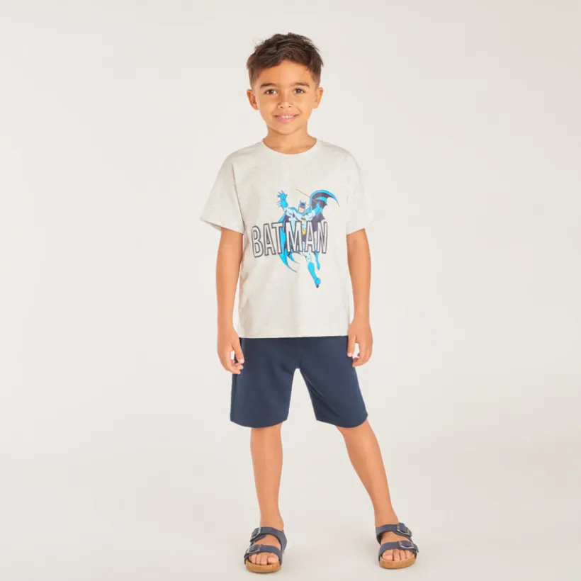 T-shirt met korte mouwen met Batman Warner print jongens