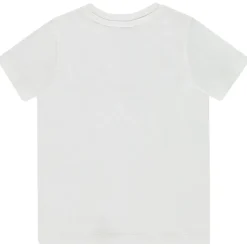T-shirt met korte mouwen met beer en bellen voor baby jongen