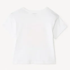 T-shirt met korte mouwen met 3D citroenprint meisjes