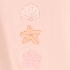 T-shirt met korte mouwen met fantasieontwerp in parels meisjes