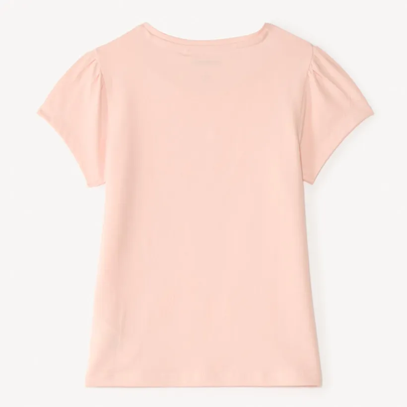 T-shirt met korte mouwen met fantasieontwerp in parels meisjes
