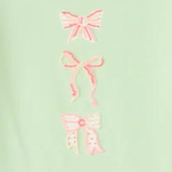 T-shirt met korte mouwen met fantasieontwerp in parels meisjes