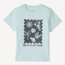 T-shirt met korte mouwen met fantasiedruk jongens