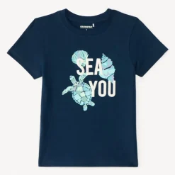 T-shirt met korte mouwen met fantasiedruk jongens