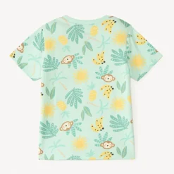 T-shirt met korte mouwen met fantasiedruk voor jongetjes