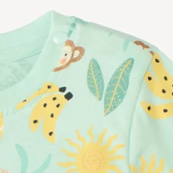 T-shirt met korte mouwen met fantasiedruk voor jongetjes