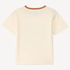 T-shirt met korte mouwen met fotoprint van paarden meisjes