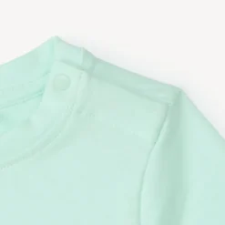 T-shirt met korte mouwen met fotoprint van een strand voor baby jongen