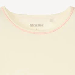 T-shirt met korte mouwen met geborduurde palm en bloemen meisjes